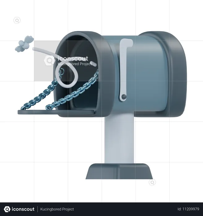 Empty Mail Box  3D Icon