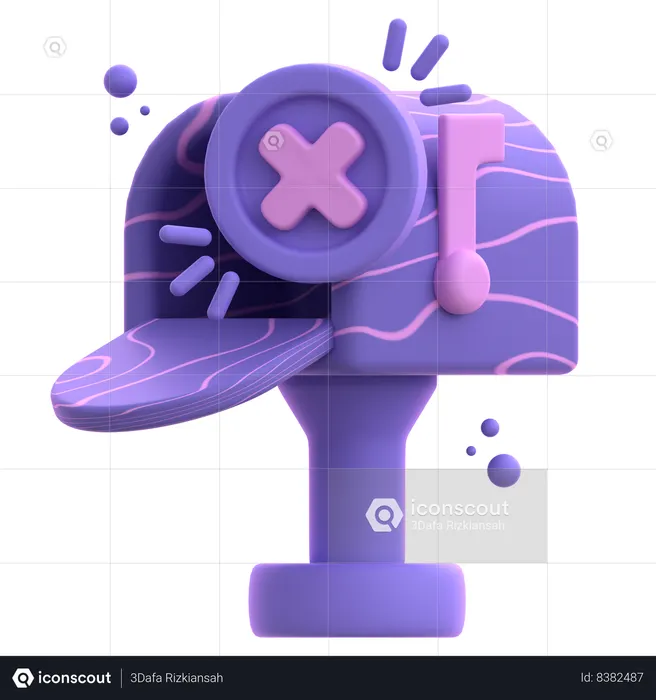 Empty Mailbox  3D Icon