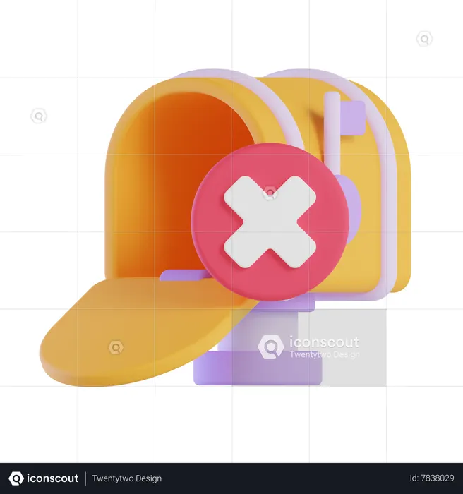 Empty Mailbox  3D Icon