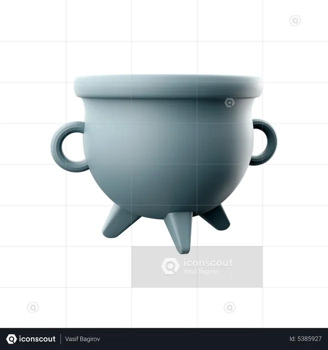 Empty Pot  3D Icon