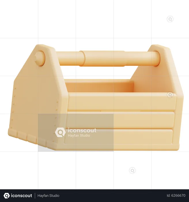 Empty Tool Box 3D Icon download in PNG, OBJ or Blend format