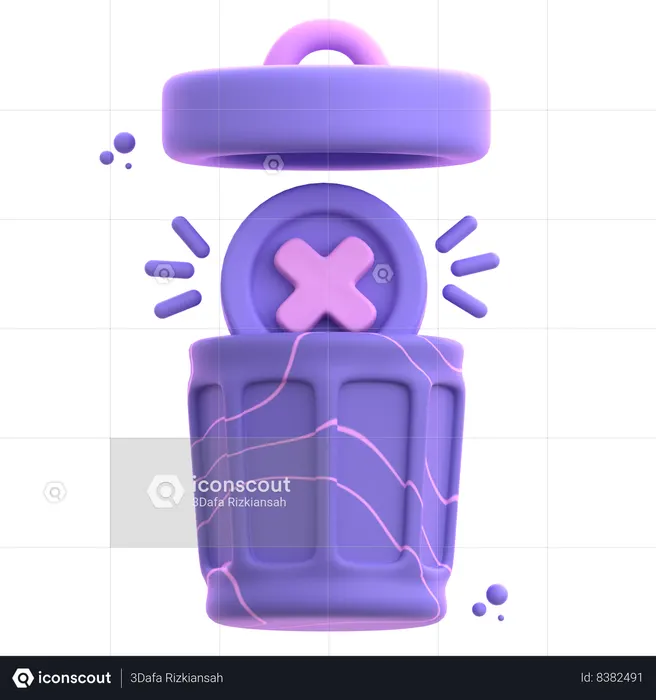 Empty Trash  3D Icon