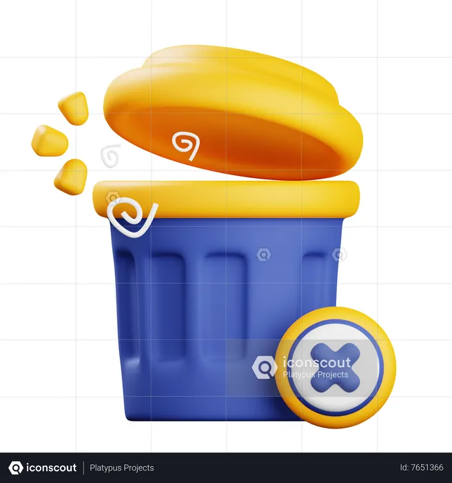 Empty Trash  3D Icon