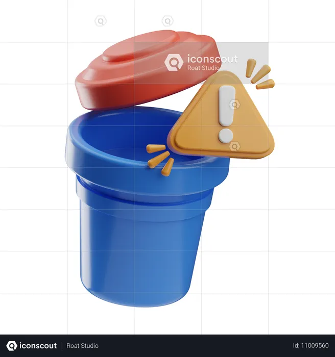 Empty Trash  3D Icon