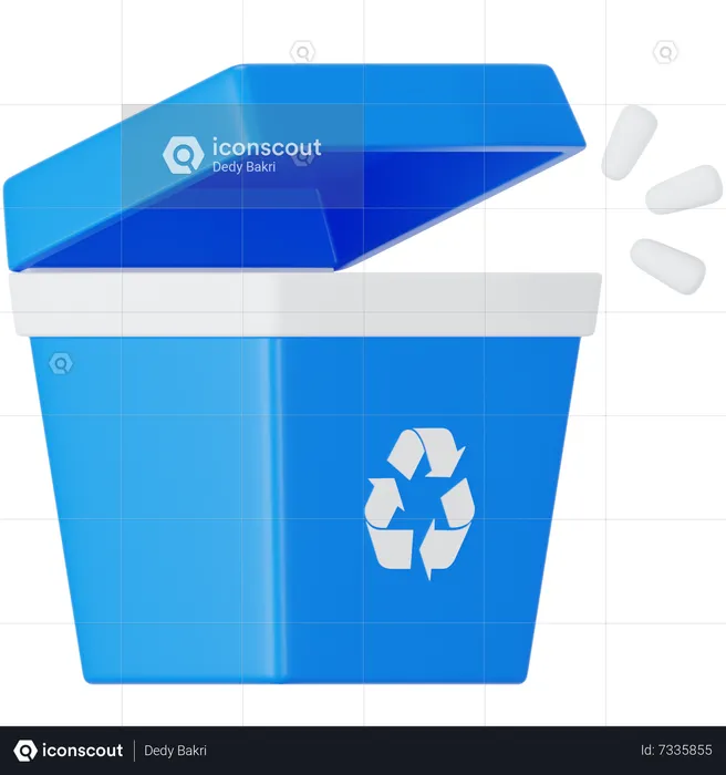 Empty Trash  3D Icon