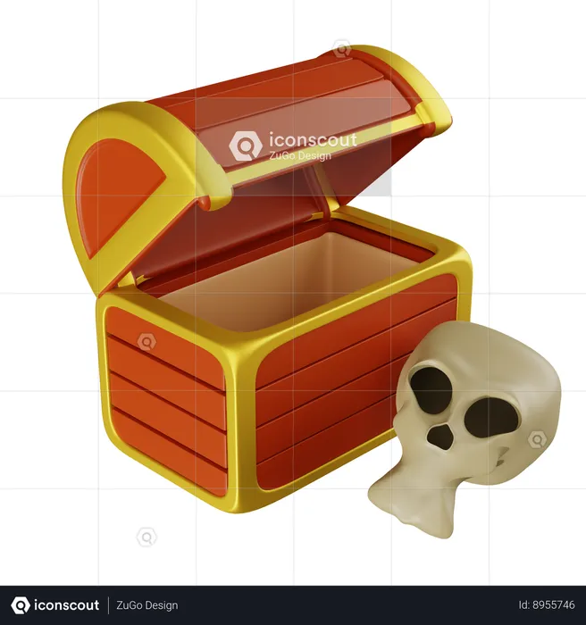 Empty Treasure  3D Icon