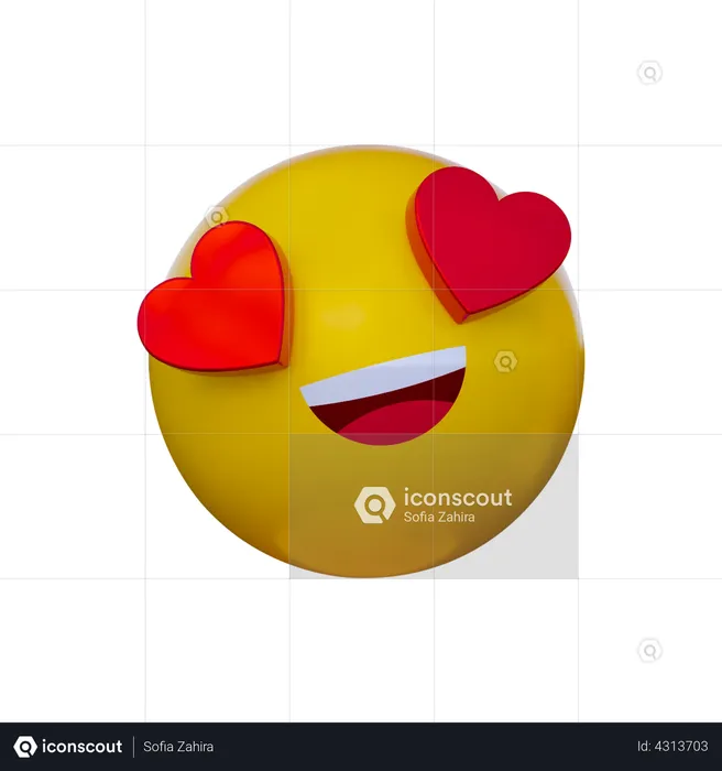 Enamorado Emoji 3D Emoji
