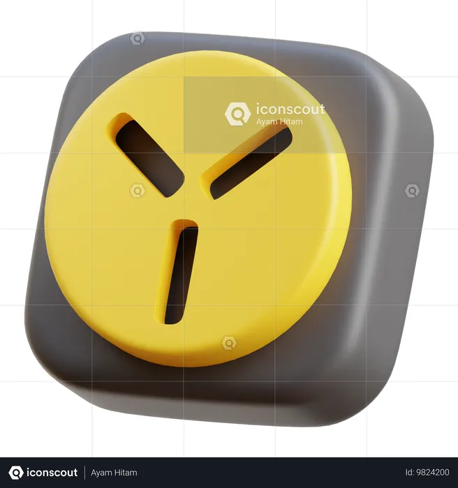 Enchufe  3D Icon