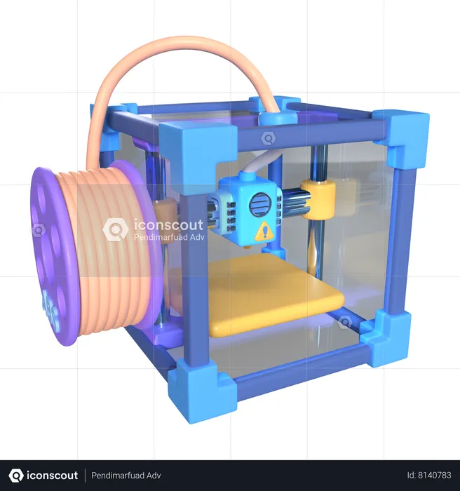 Enclosed 3D Printer  3D Icon