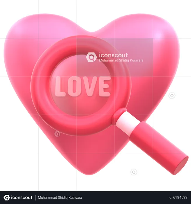 Encontrar el amor  3D Icon