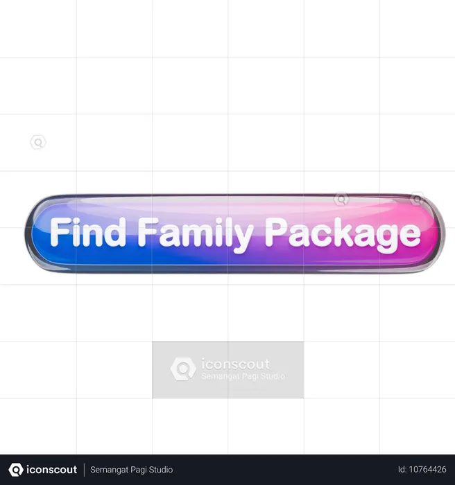 Encontre pacotes familiares  3D Icon