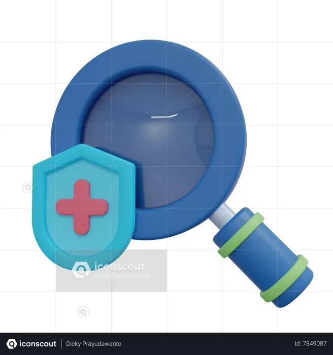 Encontrar seguro  3D Icon