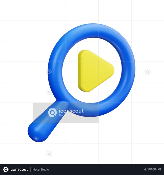 Encontrar vídeo  3D Icon