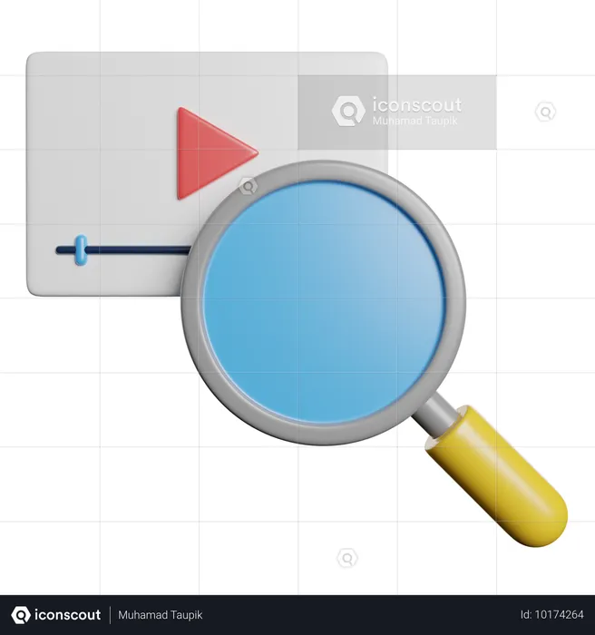 Encontrar vídeo  3D Icon