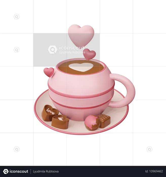 Data do café  3D Icon