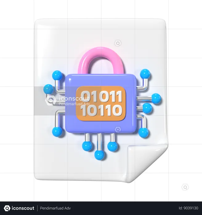 Encryption  3D Icon