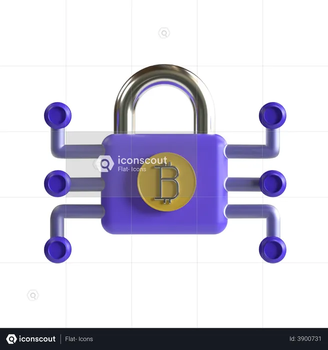 Encryption  3D Illustration