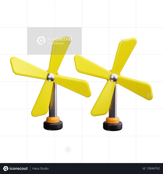 Energia eólica,moinho de vento,poder,turbina,eletricidade,ecologia  3D Icon
