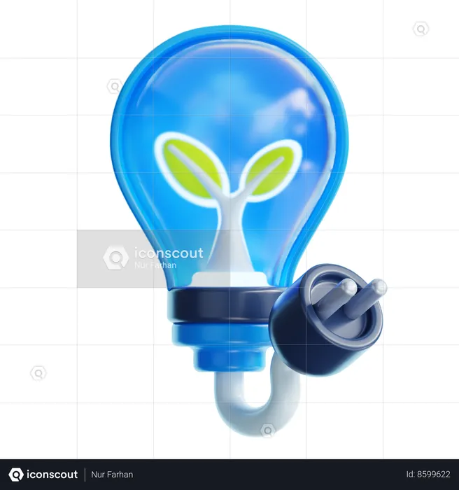 Energia verde  3D Icon