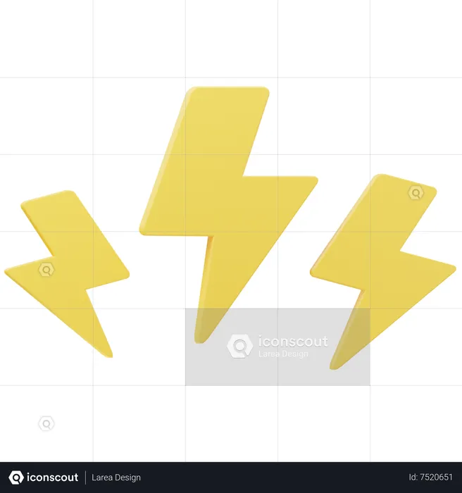 Énergie  3D Icon