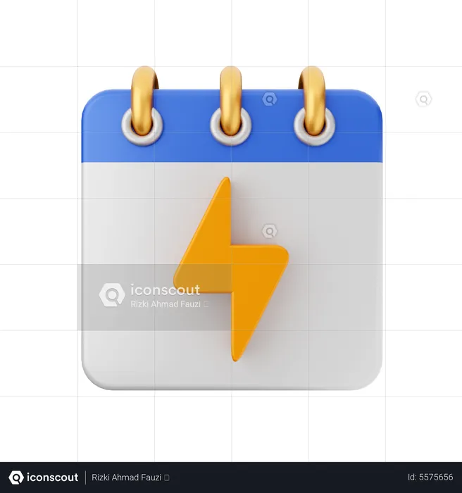 Energy Calendar  3D Icon