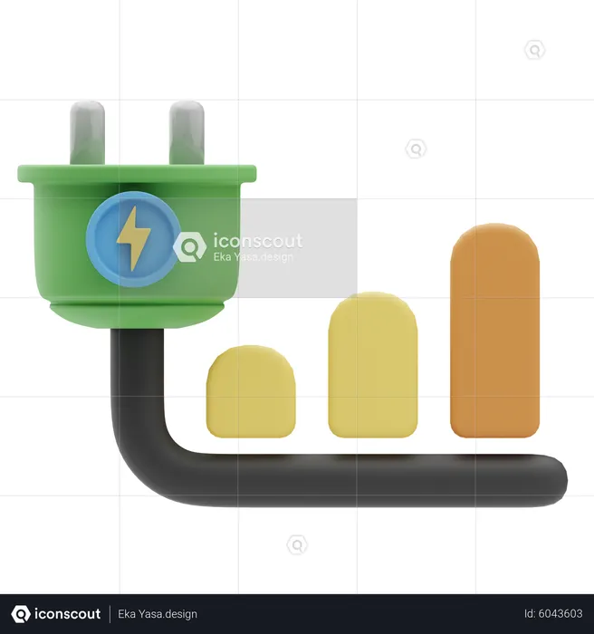 Energy Consumption 3D Icon Download In PNG, OBJ Or Blend, 44% OFF