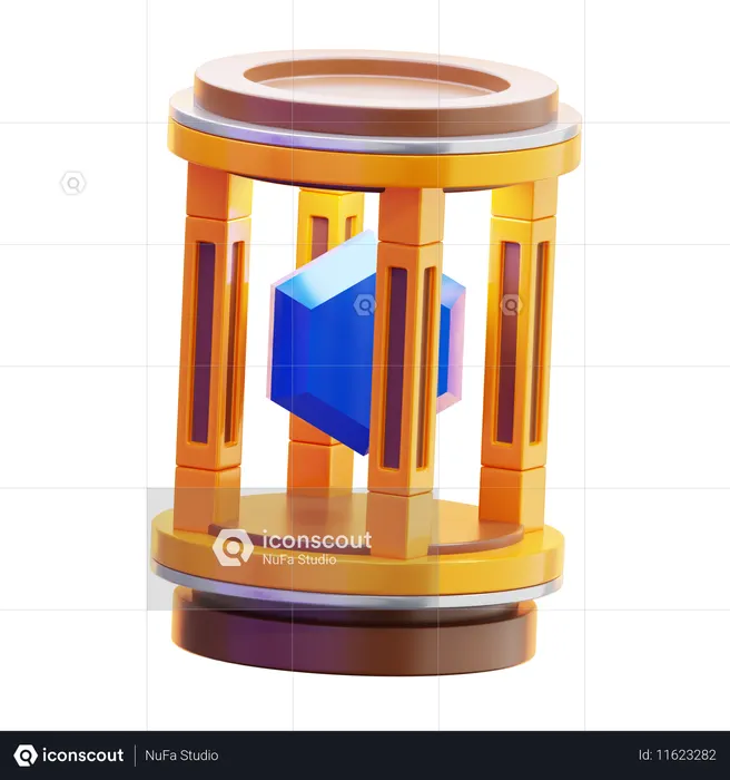 Energy Crystal  3D Icon