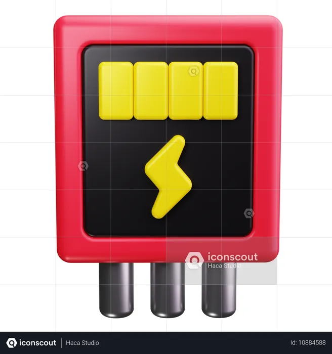 Energy Socket  3D Icon