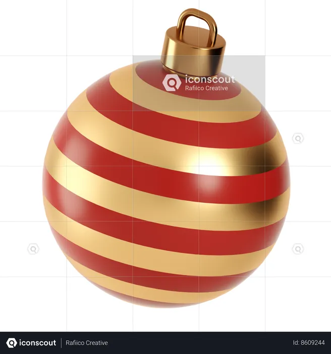 Enfeite de natal  3D Icon