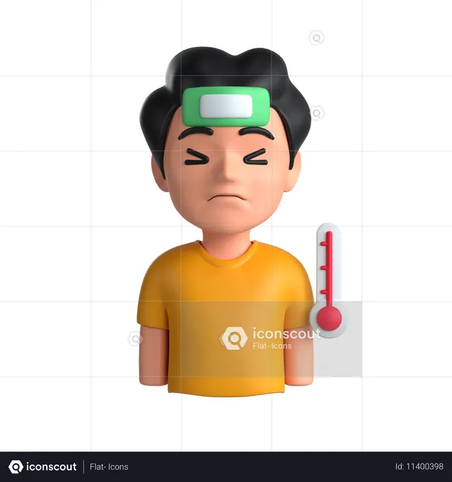 Enfermo  3D Icon