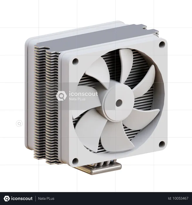 Enfriador de CPU  3D Icon