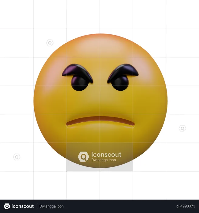 Enfurecido Emoji 3D Icon