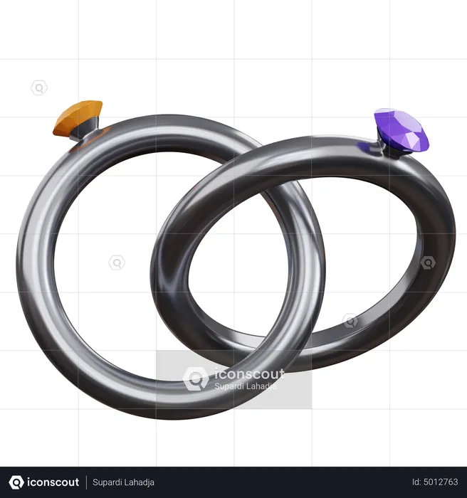 Engagement Ring  3D Icon