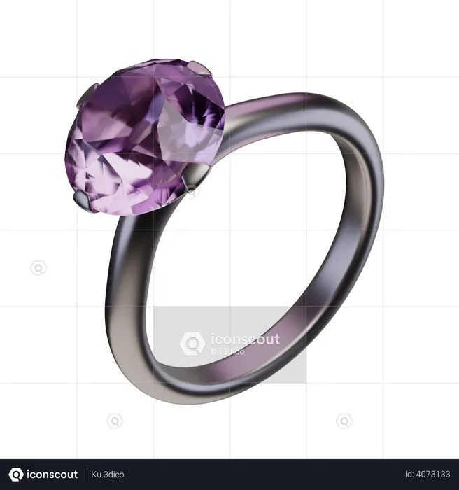 Engagement ring  3D Icon