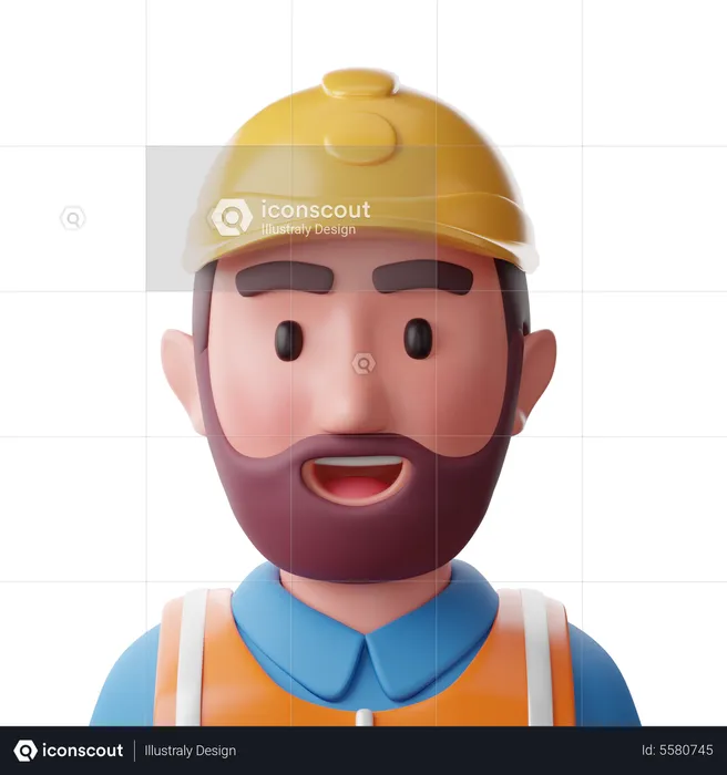 Engenheiro  3D Icon