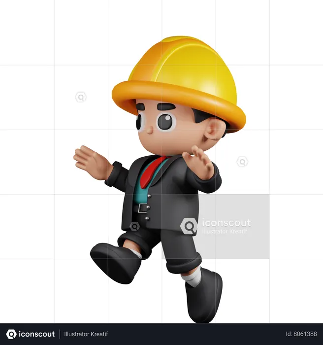Engenheiro de Salto  3D Icon
