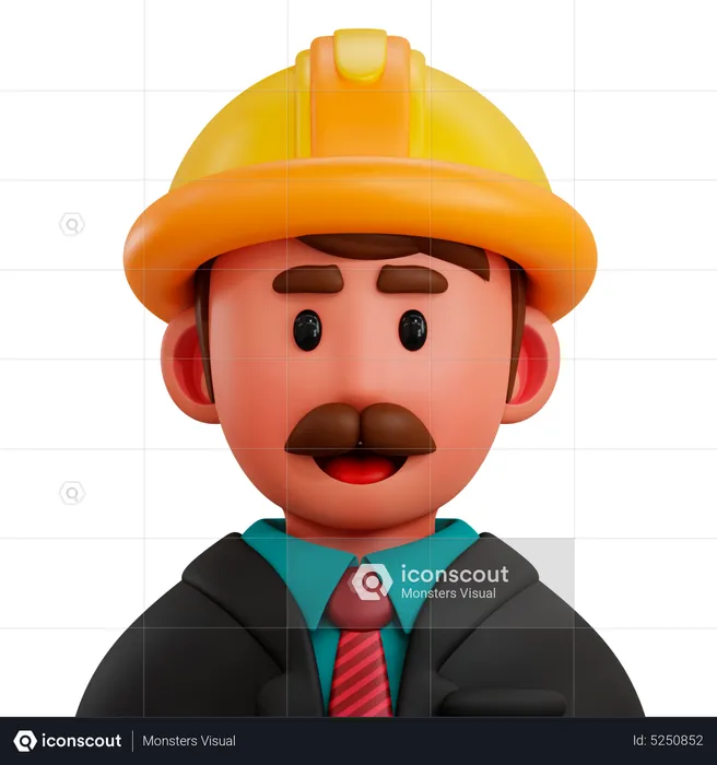 Engineer  3D Icon