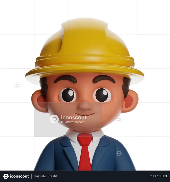 Engineer  3D Icon