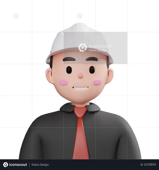 Engineer  3D Icon