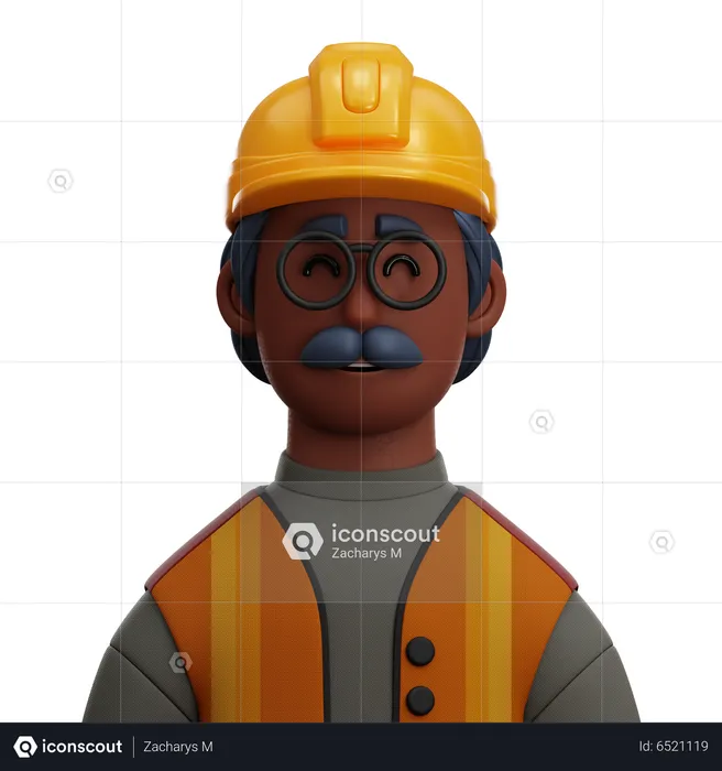 ENGINEER EMPLOYEE  3D Icon