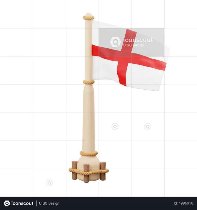 England Flag  3D Icon