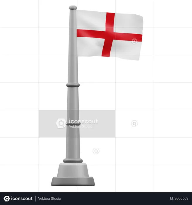 England flag  3D Icon