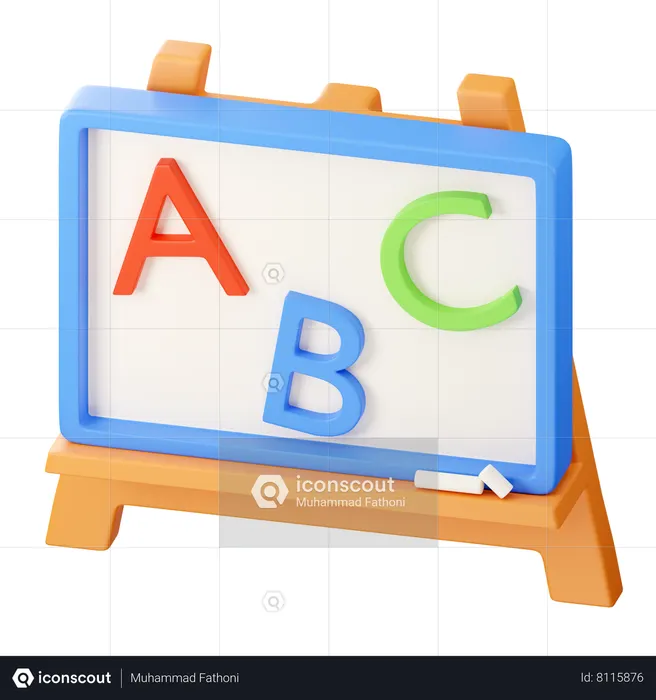 English Class  3D Icon