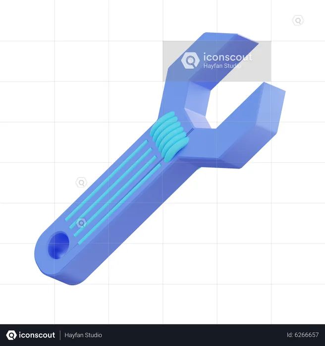 English Key Tool  3D Icon