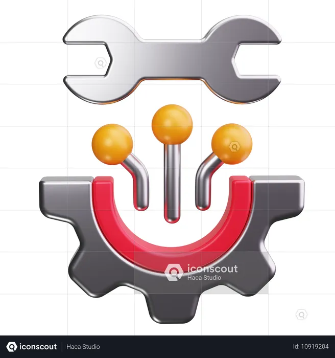 Engranaje  3D Icon