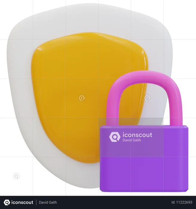 Enhancing Data Security With Lock Close  3D Icon