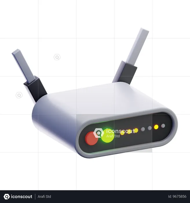 Router de wifi  3D Icon