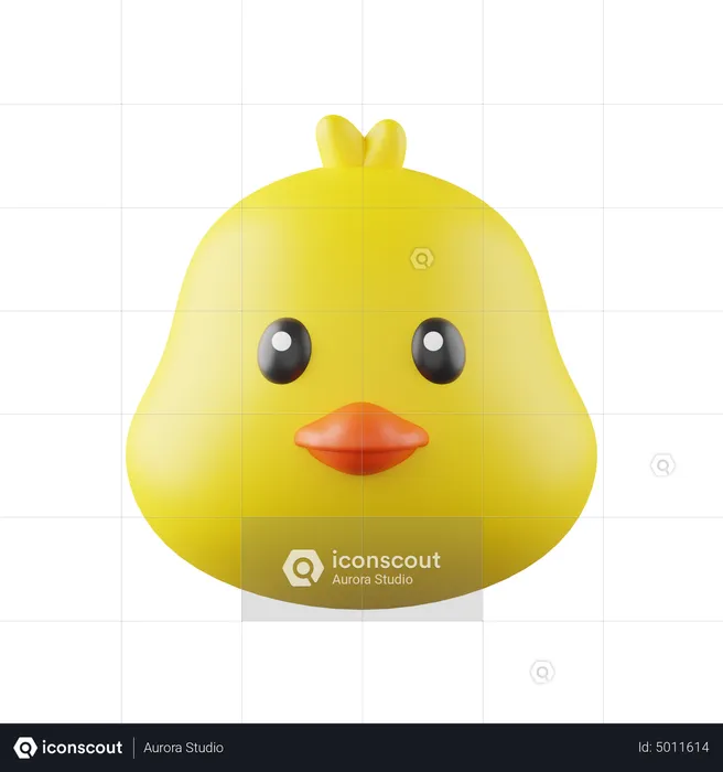 Ente Emoji 3D Icon