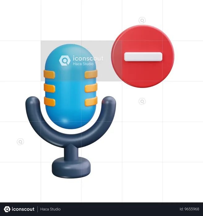 Podcast entfernen  3D Icon