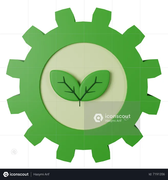 Entorno ecológico  3D Icon